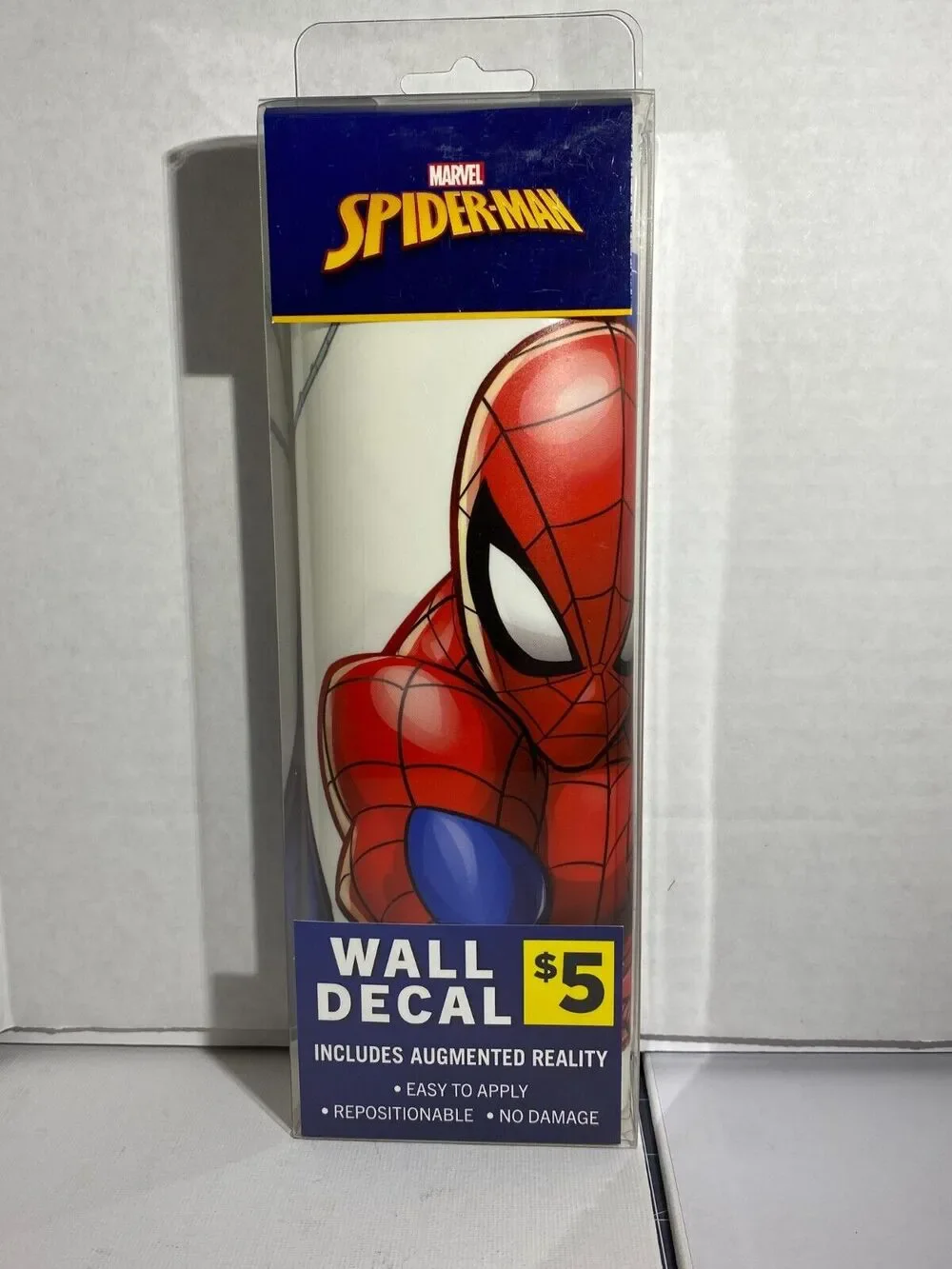 Spiderman Wall Decal - with 3D Augmented Reality Interaction
